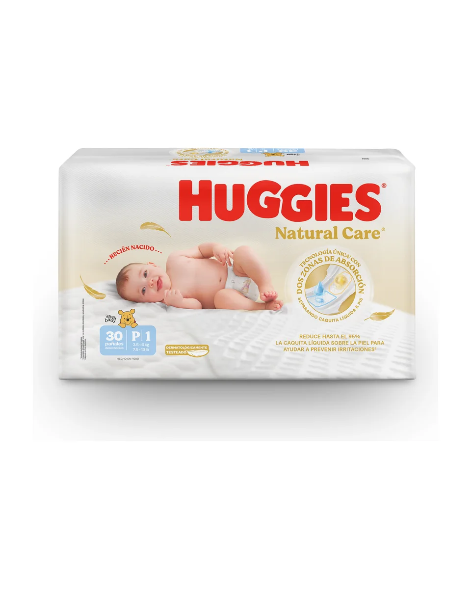 Pañales Huggies Natural Care